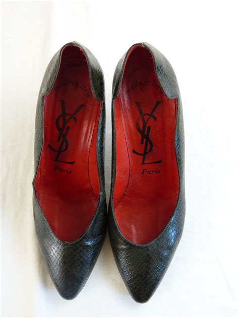 ysl python shoes